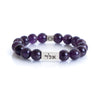 Protection Bracelet - Solid Silver and Amethyst