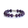 Protection Bracelet - Solid Silver and Amethyst