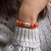 Stop Fatal Attractions Bracelet - Solid Silver and Fire Agate