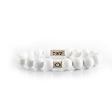 Soul Mate - Solid Silver White Onyx